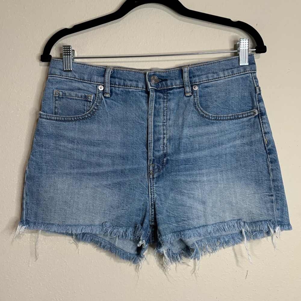 Everlane Cheeky Jean Shorts - Distressed, Size 29